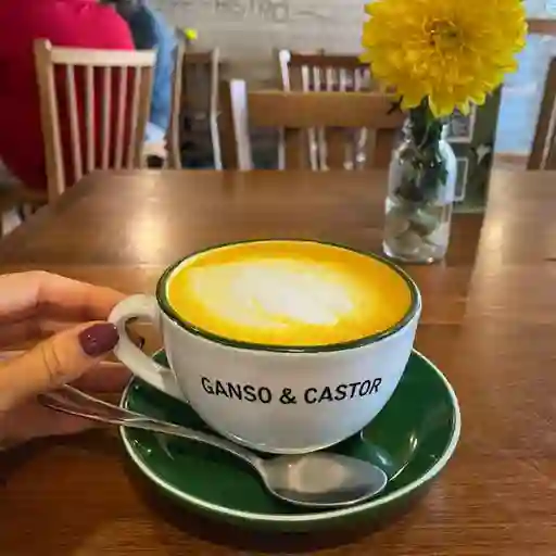Golden milk latte