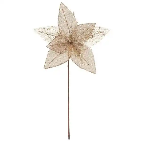 Flor Ponsetia Champana 8P 37 cm 831-Amx006-2418N Finlandek