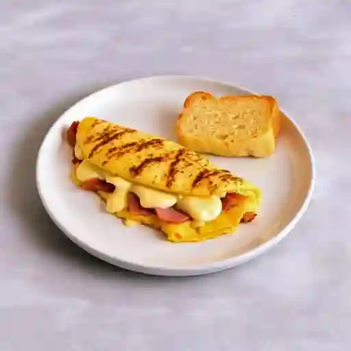 Omelette Jamon Y Queso