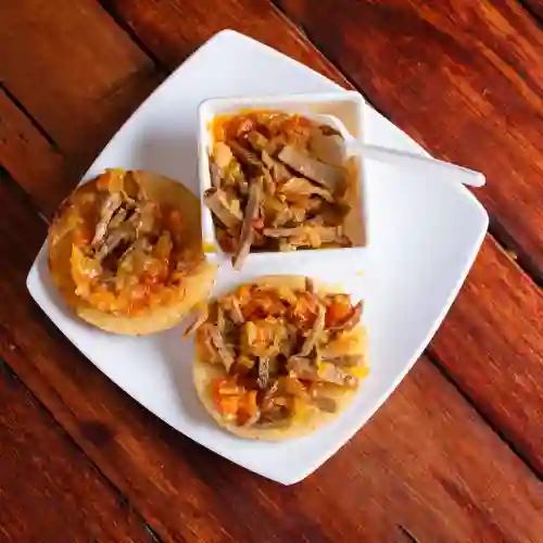 Arepas con Carne