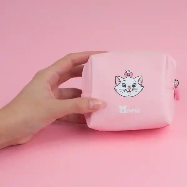 Monedero Disney Cat Colección Marie Rectangular Rosa Miniso