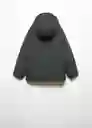 Abrigo Anorak Nico Petroleo Talla 09 Niños Mango