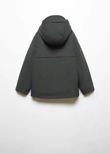 Abrigo Anorak Nico Petroleo Talla 09 Niños Mango