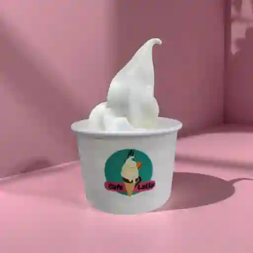 Helado de yogurt.