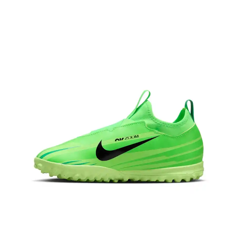 Nike Zapatos Zoom Vapor 15 Acad MDs Tf Niño Verde Talla 5Y