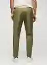 Pantalón Trevi Khaki Talla 40 Hombre Mango