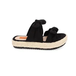 Sandalias Spadrilla Asia Negro Talla 36