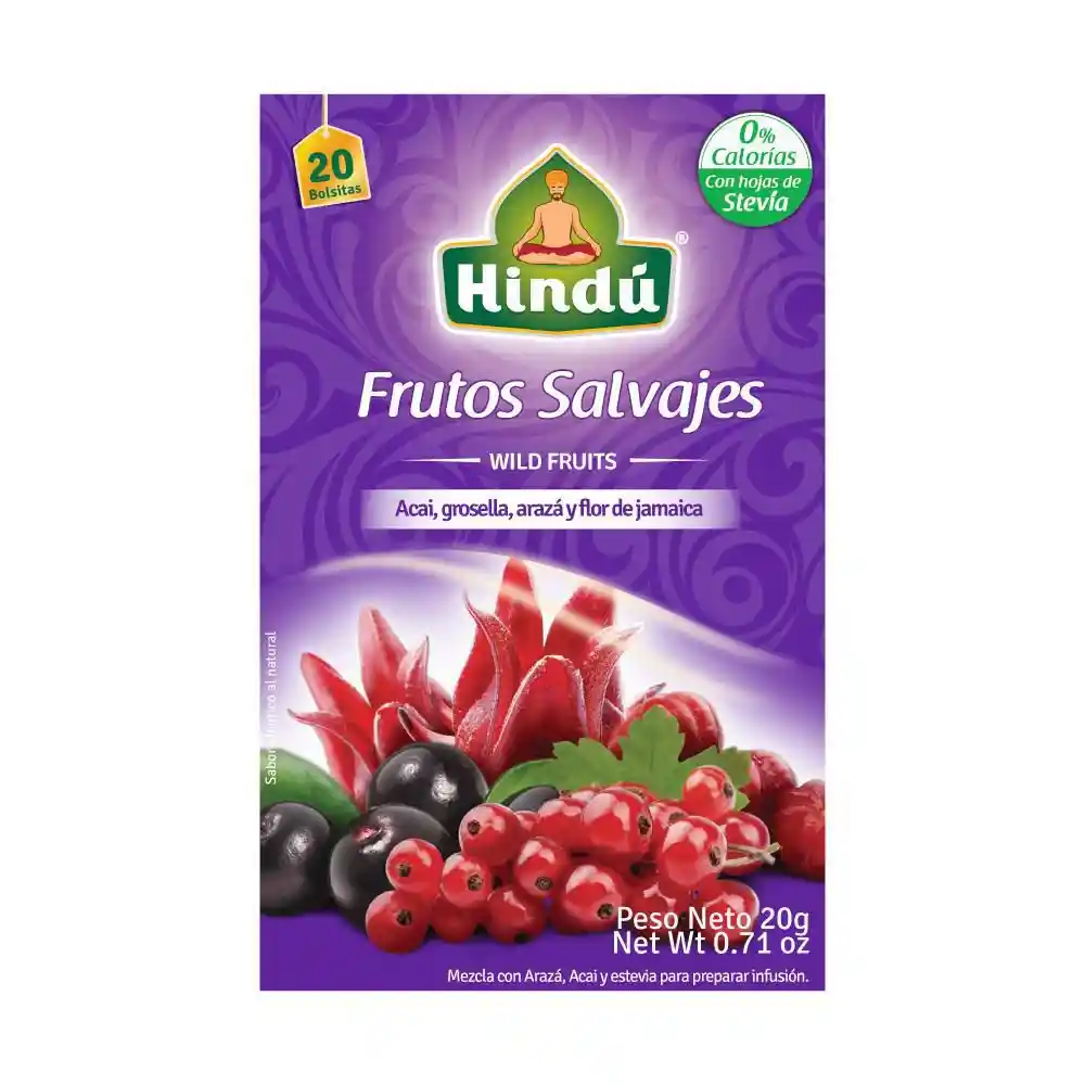 Hindu Té de Infusión Frutos Salvajes