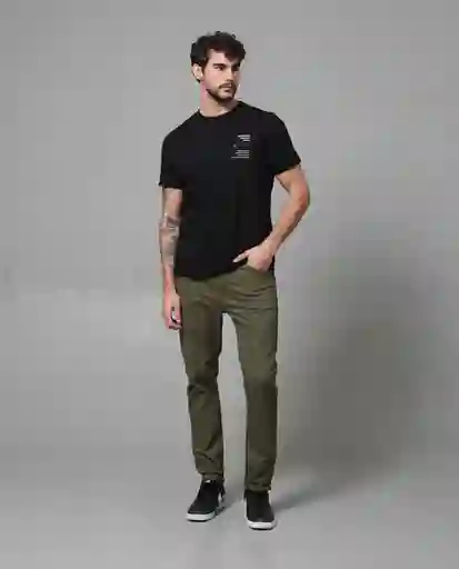 Pantalón Hombre Verde 34 160G101_VER190414 Rifle