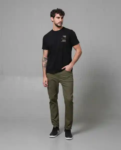 Pantalón Hombre Verde 34 160G101_VER190414 Rifle