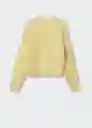 Jersey Rodinni Amarillo Pastel Talla 25 Mujer Mango