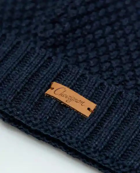 Gorro Timeless Unisex Azul Dark Ultra Oscuro T. Chevignon