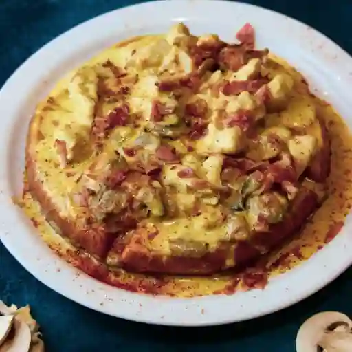 Waffle Pollo Al Curry