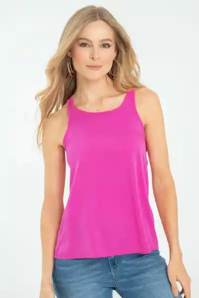 Blusa Monaco Color Rosado Barbie Talla L Ragged