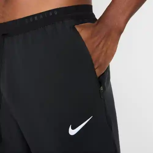 Nike Pantalón Stride Wvn Para Correr de Hombre Negro Talla XL