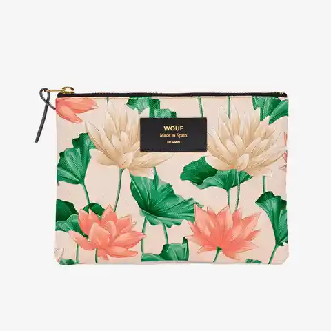 Wouf Bolso Mano Pouch Lotus Large
