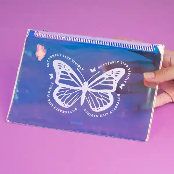 Cartuchera Holográfico Live Vividly Miniso