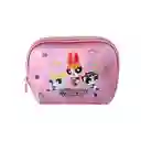 Cosmetiquera Metalizada Las Chicas Superpoderosas Rosa Miniso