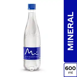 Manantial Agua Sin Gas 600 mL