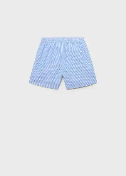 Short Bañador Proakb Azul Talla 07 Niños Mango