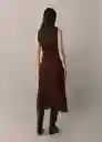 Vestido Rita Marron Talla S Mujer Mango