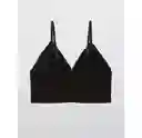 Bralette Negro Línea Larga Large American Eagle