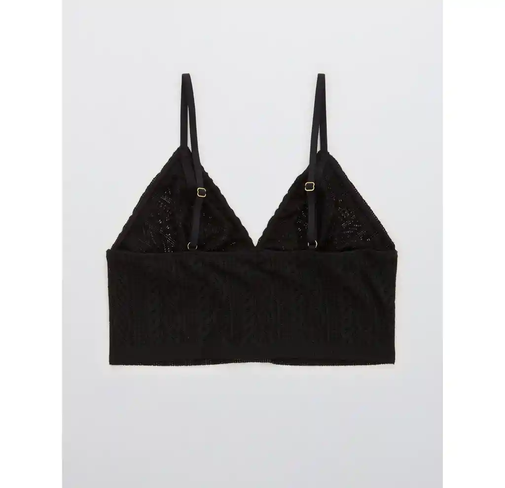 Bralette Negro Línea Larga Large American Eagle