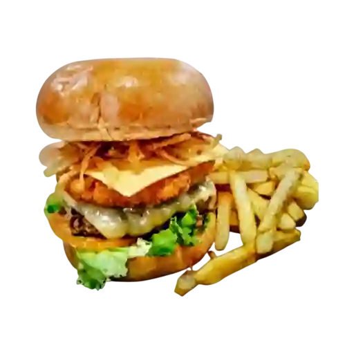 Hamburguesa Mixta Carne y Pollo