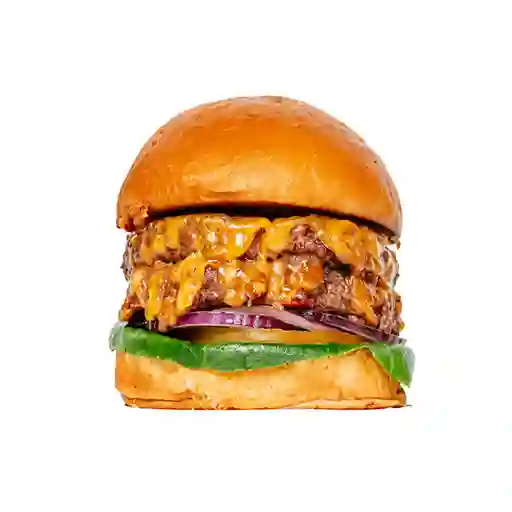 Hamburguesa doble carne con queso