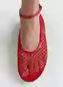 Zapatos Fiora Rojo Talla 35 Mujer Mango