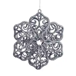 Copo de Nieve Decorativo Plateado 1300701013 Finlandek