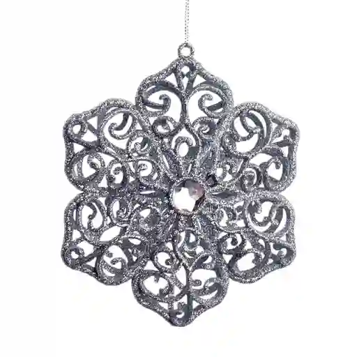 Copo de Nieve Decorativo Plateado 1300701013 Finlandek