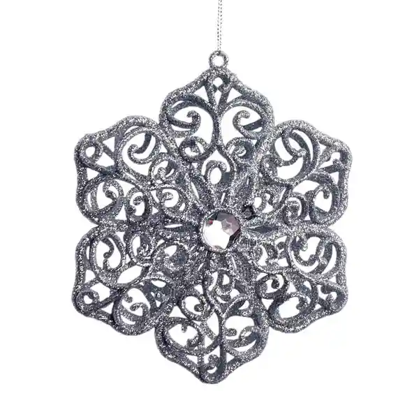 Copo de Nieve Decorativo Plateado 1300701013 Finlandek