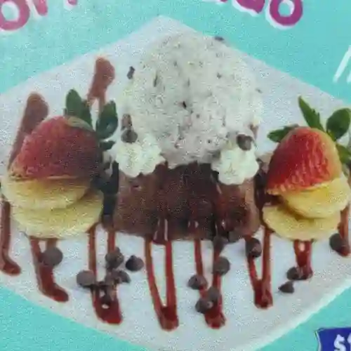 Brownie con Helado