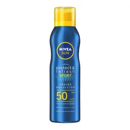 Nivea Bloqueador Solar Sun Corporal Protect & Fresh Sport en Spray FPS 50