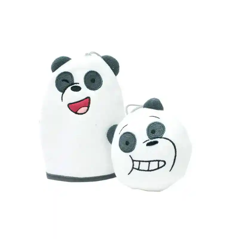 Miniso Set de Esponja Para Baño Panda Osos Escandalosos