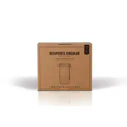 Ambiente Gourmet Set Recipiente Circular 400 mL