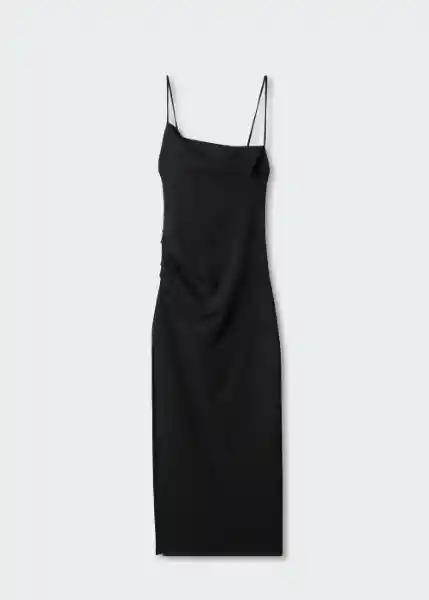 Vestido Picky Negro Talla M Mujer Mango