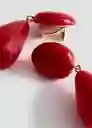 Pendientes Tilda Rojo Talla 99 Mujer Mango