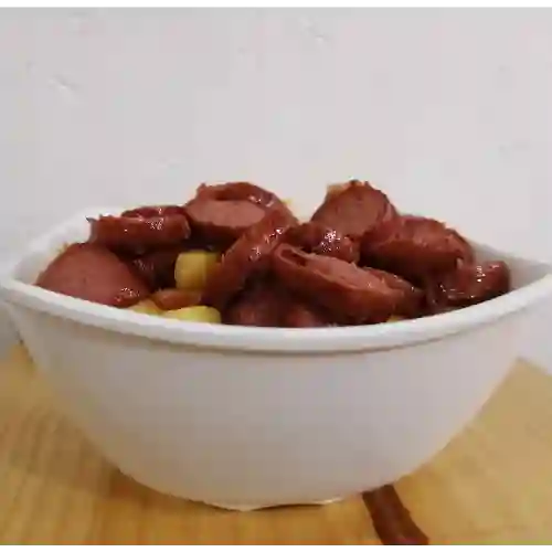 Salchipapa Sencilla