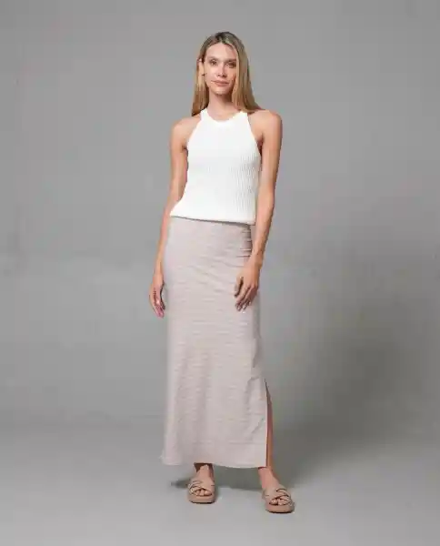 Camiseta Mujer Crudo XL 202G005_CRU110104 Rifle