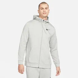 Nike Chaqueta Df Flc Hd Fz Para Hombre Gris Talla XL