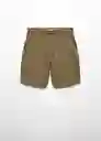 Short Sugars Khaki Talla S Hombre Mango