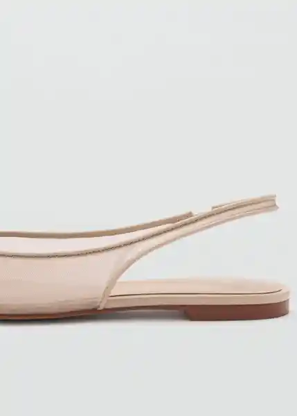 Zapatos Rein Nude Talla 35 Mujer Mango