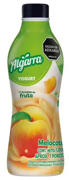 Algarra Yogurt Descremado Dulce de Melocotón