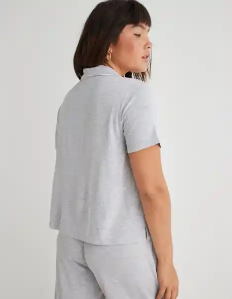 Pijama Aerie Gris Talla: SMALL 1416012 American Eagle