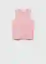 Camiseta Living Rosa Talla 10 Niñas Mango