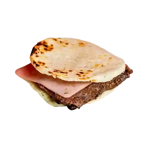Arepa con Carne
