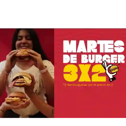 3X2 Hamburguesas Plus