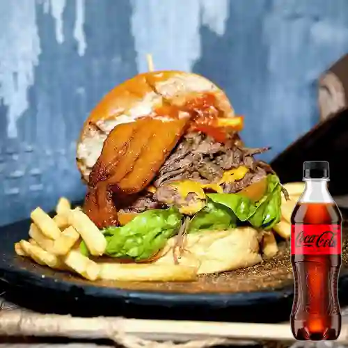 Combo Hamburguesa Mechas Locas + Coca-Cola ZERO 400ml
